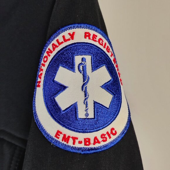 Carhartt Jacket Mens Medium Regular Black J176 Nylon EMT Medic Coat - Picture 3 of 15